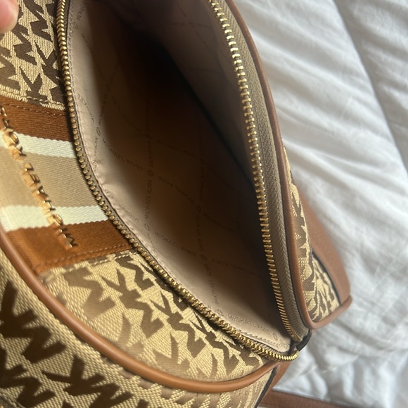 Tan Logo Michael Kors Backpack - Picture 5 of 5